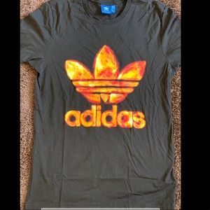 Adidas flame T-shirt